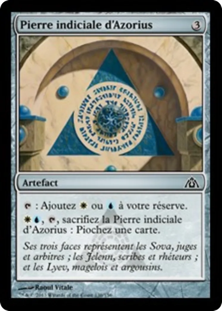 Pierre indiciale d'Azorius — Dragon's Maze — Magic: The Gathering