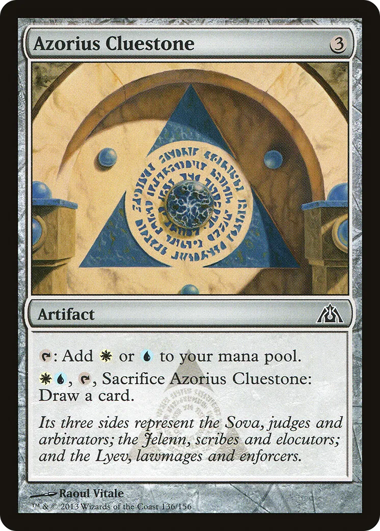 Pierre indiciale d'Azorius — Dragon's Maze — Magic: The Gathering