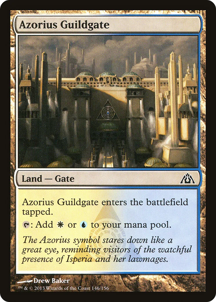 Porte de la guilde d'Azorius — Dragon's Maze — Magic: The Gathering