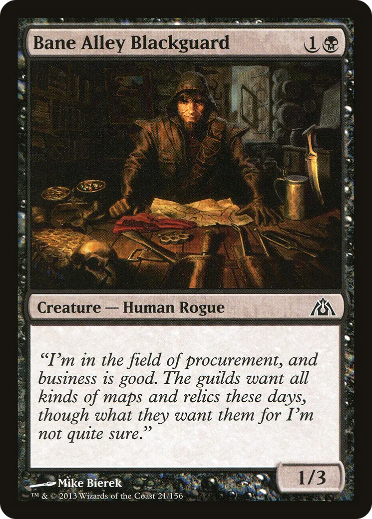 Bane Alley Blackguard — Dragon's Maze — Magic: The Gathering