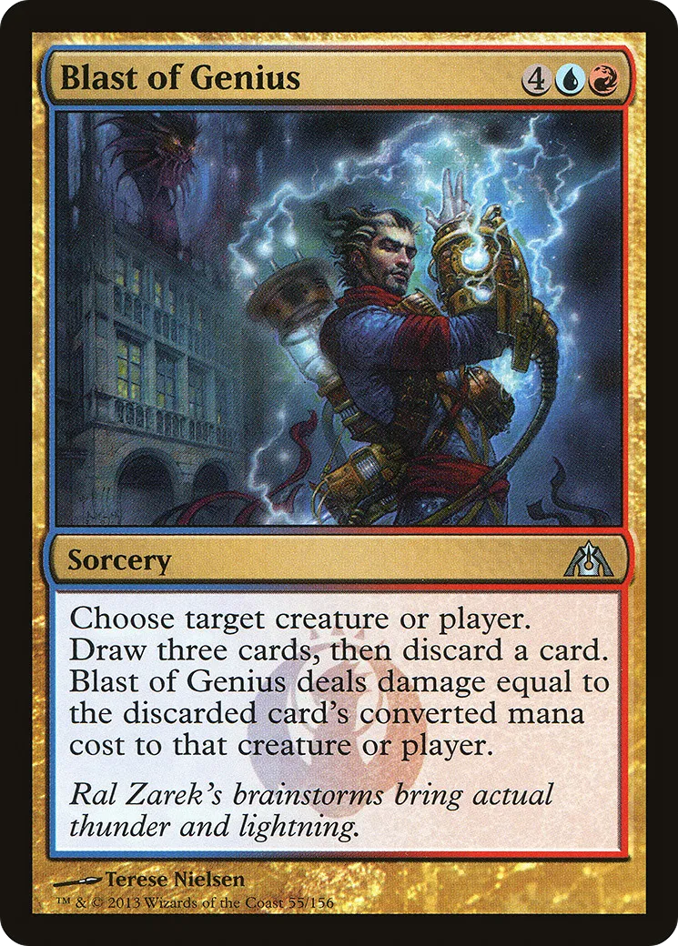 Blast of Genius — Dragon's Maze — Magic: The Gathering