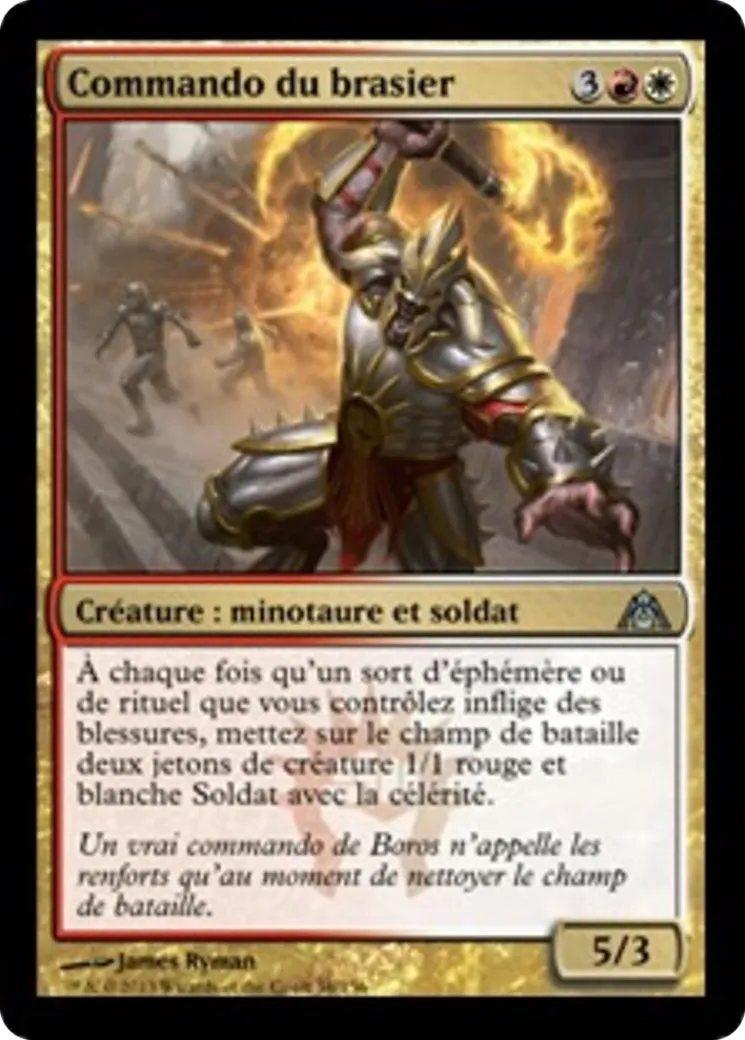 Commando du brasier — Dragon's Maze — Magic: The Gathering