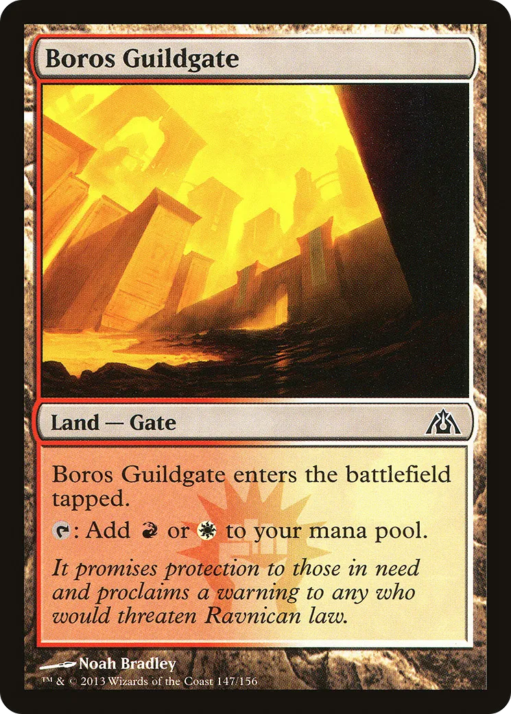 Boros Guildgate from Dragon's Maze - Magic: The Gathering