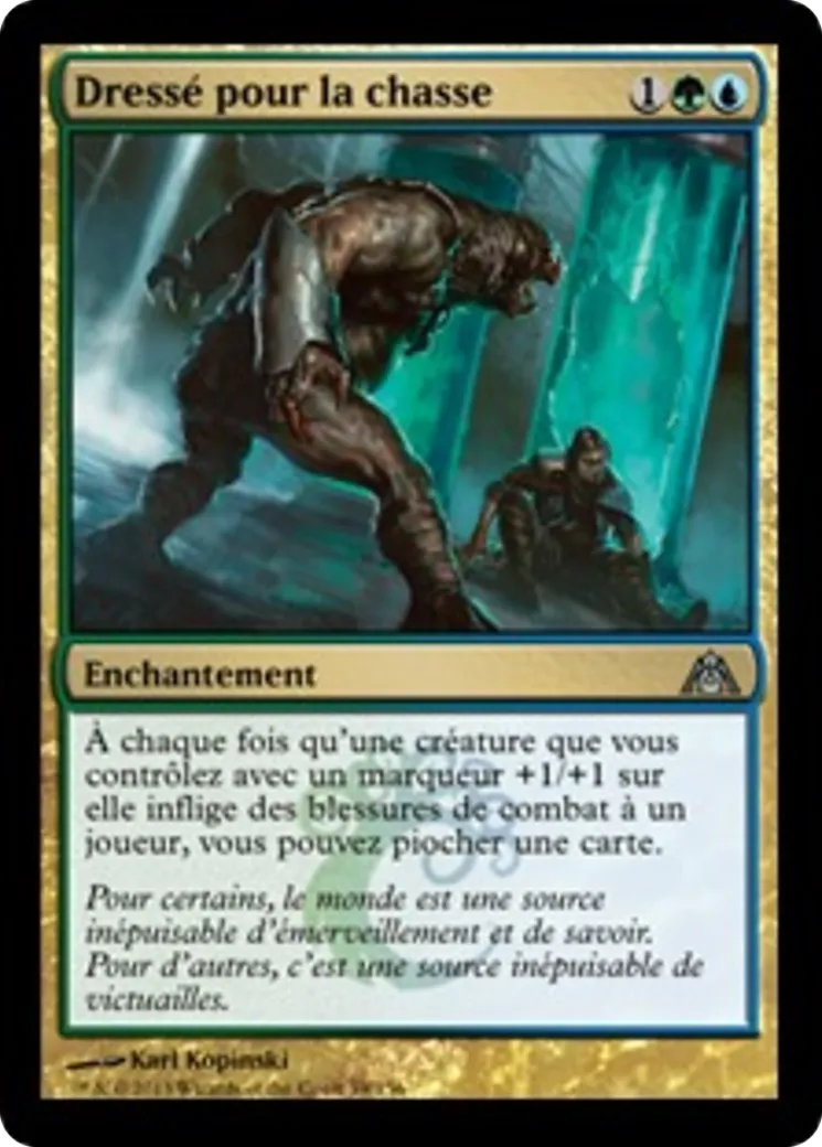 Dressé pour la chasse — Dragon's Maze — Magic: The Gathering