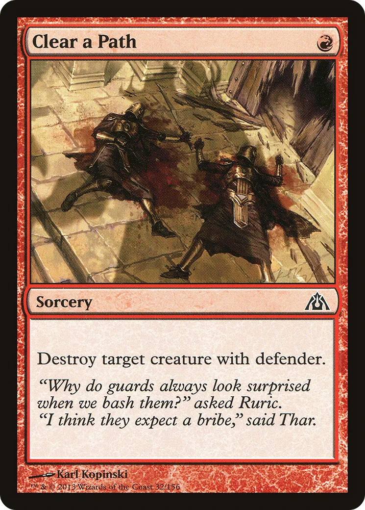 Se frayer un chemin — Dragon's Maze — Magic: The Gathering