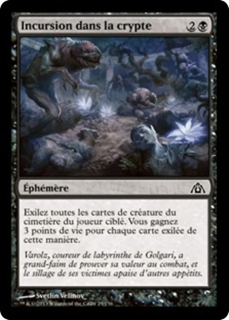 Incursion dans la crypte — Dragon's Maze — Magic: The Gathering