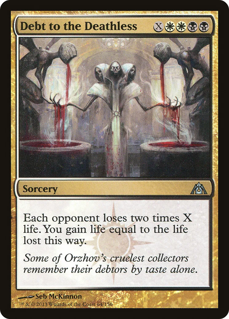 Dette envers les Impérissables — Dragon's Maze — Magic: The Gathering