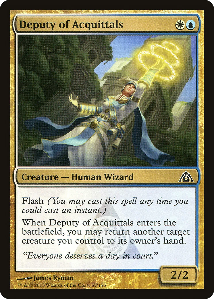 Deputy of Acquittals — Dragon's Maze — Magic: The Gathering