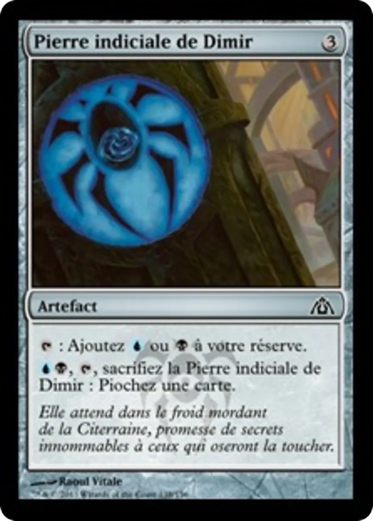 Pierre indiciale de Dimir — Dragon's Maze — Magic: The Gathering