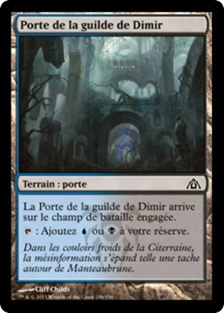Porte de la guilde de Dimir — Dragon's Maze — Magic: The Gathering
