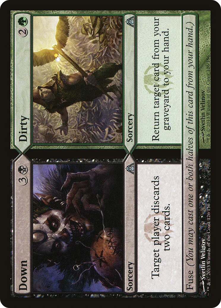Down // Dirty from Dragon's Maze - Magic: The Gathering