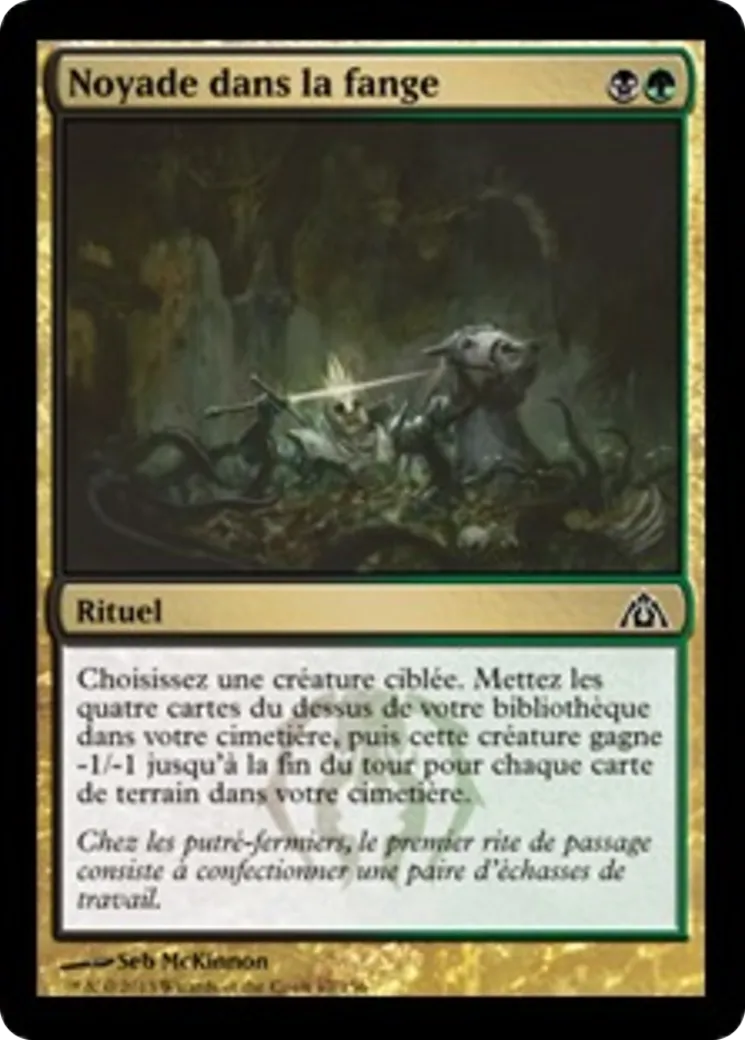 Noyade dans la fange — Dragon's Maze — Magic: The Gathering