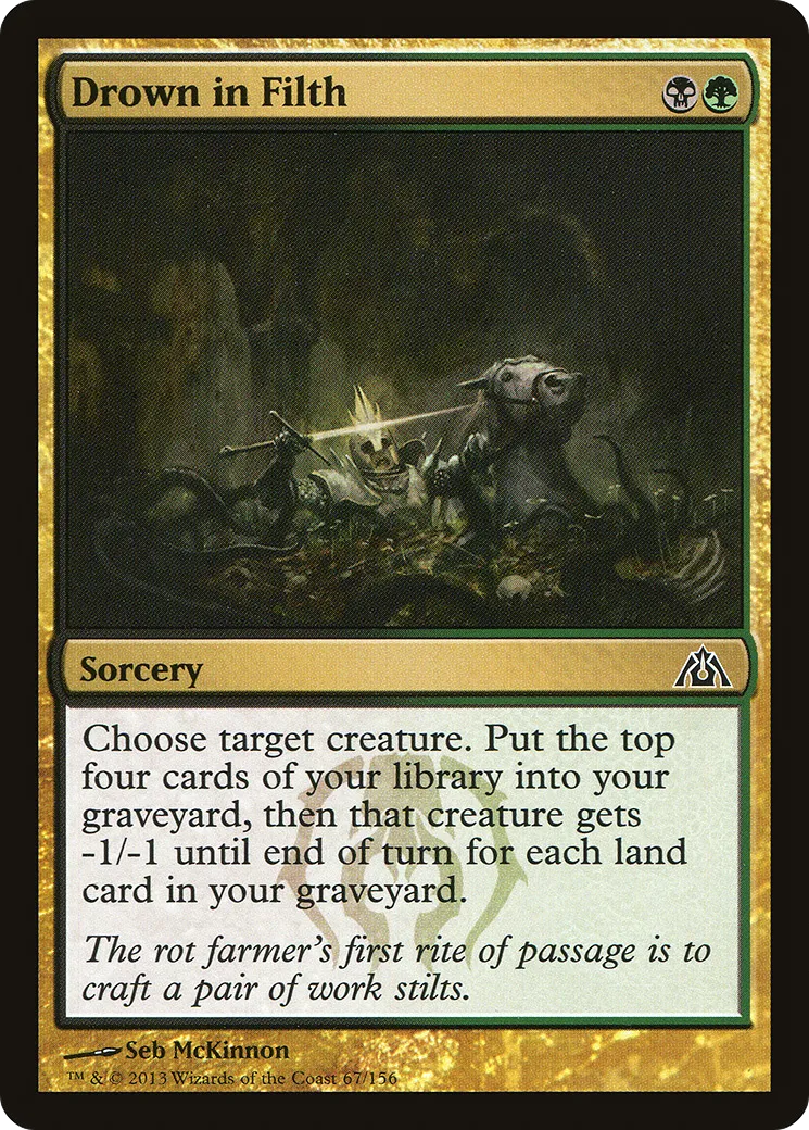 Drown in Filth — Dragon's Maze — Magic: The Gathering