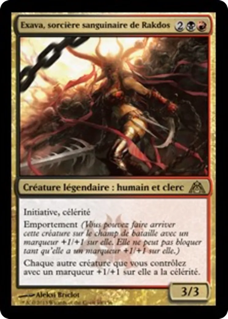 Exava, sorcière sanguinaire de Rakdos from Dragon's Maze - Magic: The Gathering