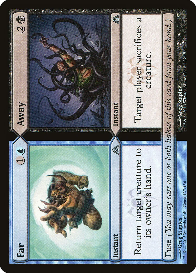Far // Away — Dragon's Maze — Magic: The Gathering