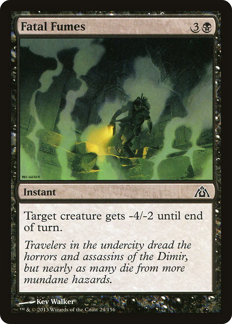 Fatal Fumes — Dragon's Maze — Magic: The Gathering