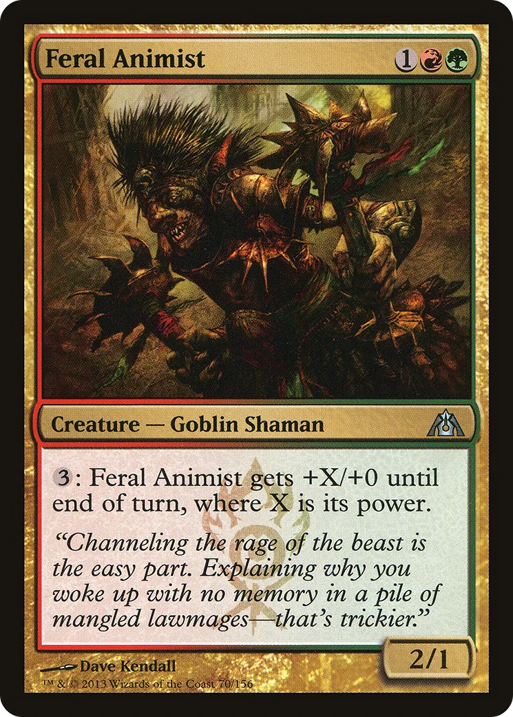 Animiste sauvage — Dragon's Maze — Magic: The Gathering