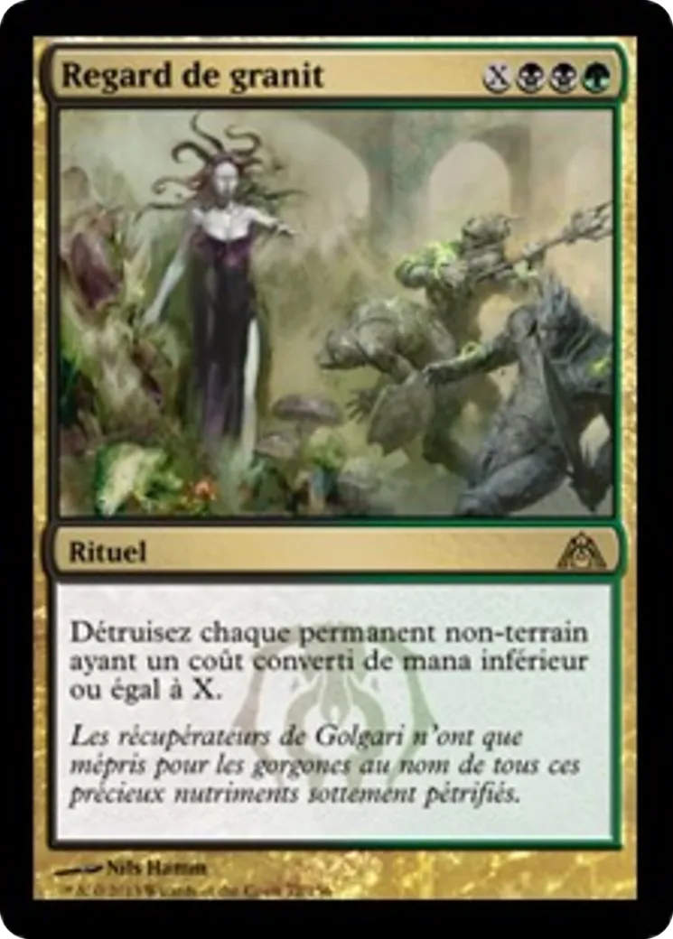 Regard de granit — Dragon's Maze — Magic: The Gathering