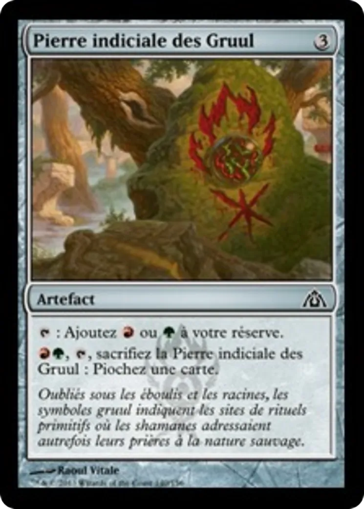 Pierre indiciale des Gruul — Dragon's Maze — Magic: The Gathering