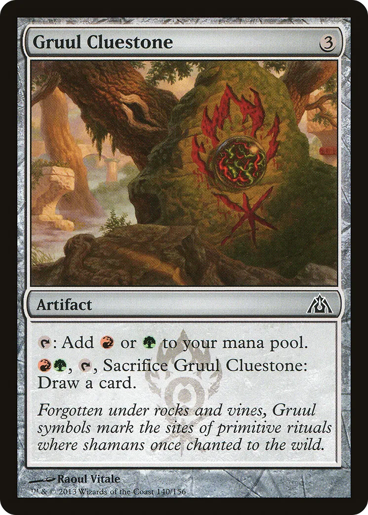 Pierre indiciale des Gruul — Dragon's Maze — Magic: The Gathering