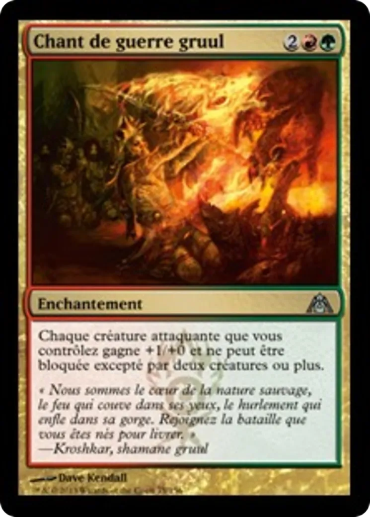 Chant de guerre gruul — Dragon's Maze — Magic: The Gathering