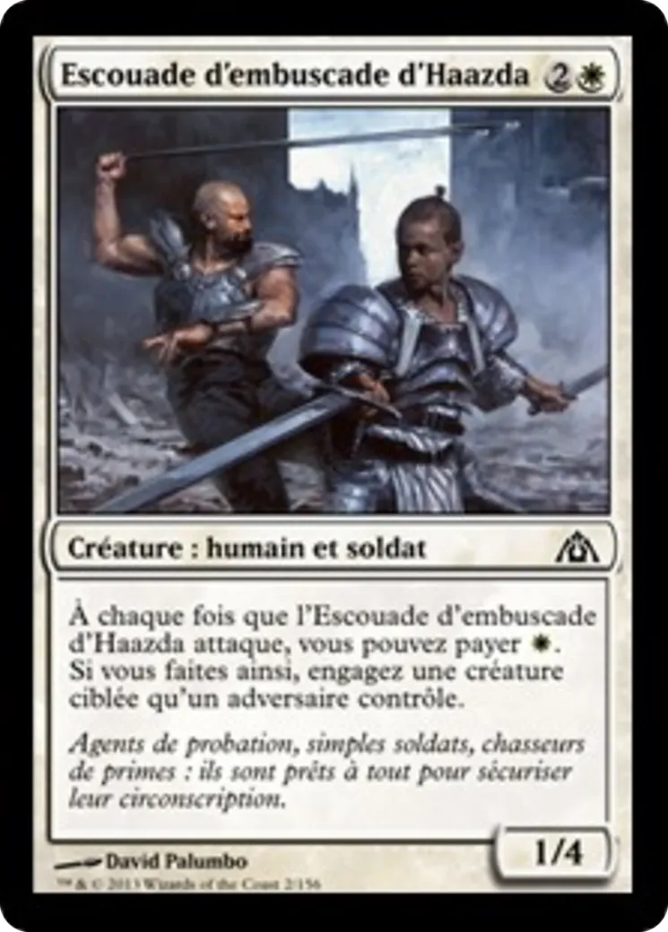 Escouade d'embuscade d'Haazda — Dragon's Maze — Magic: The Gathering