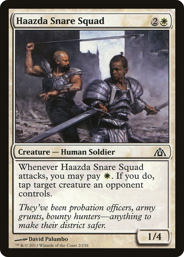 Escouade d'embuscade d'Haazda — Dragon's Maze — Magic: The Gathering