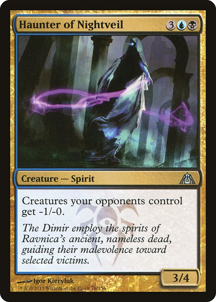 Haunter of Nightveil — Dragon's Maze — Magic: The Gathering