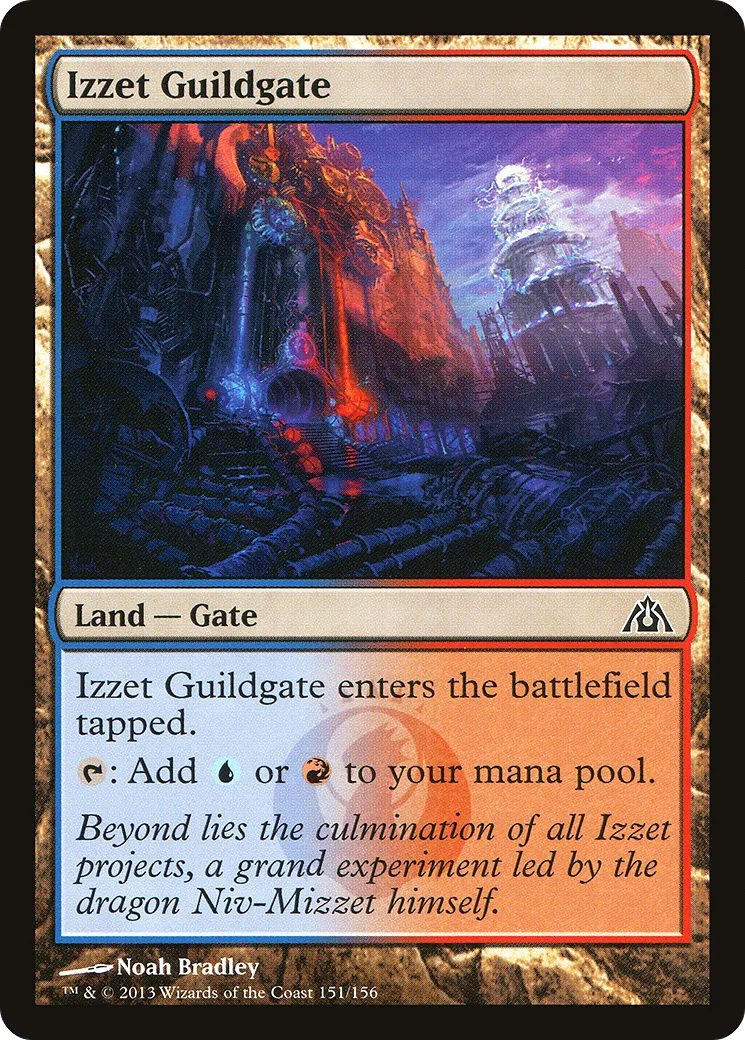 Porte de la guilde d'Izzet — Dragon's Maze — Magic: The Gathering