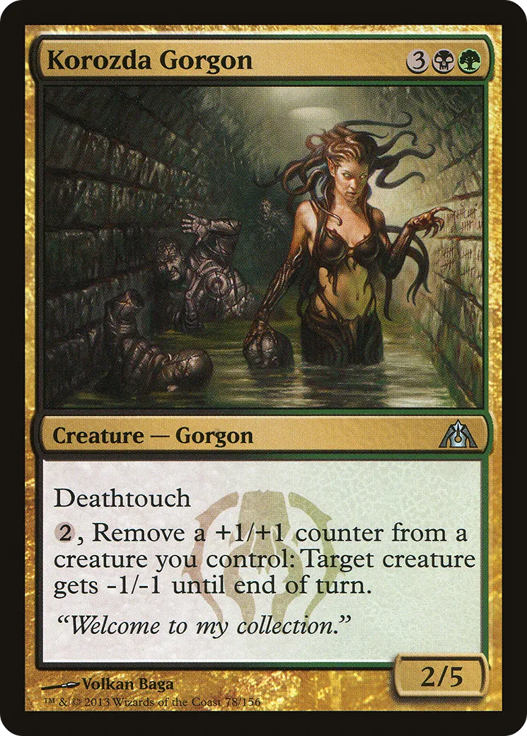 Korozda Gorgon — Dragon's Maze — Magic: The Gathering
