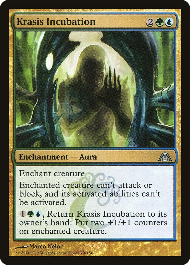 Krasis Incubation — Dragon's Maze — Magic: The Gathering
