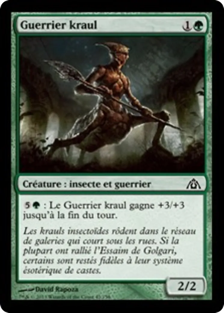 Guerrier kraul — Dragon's Maze — Magic: The Gathering