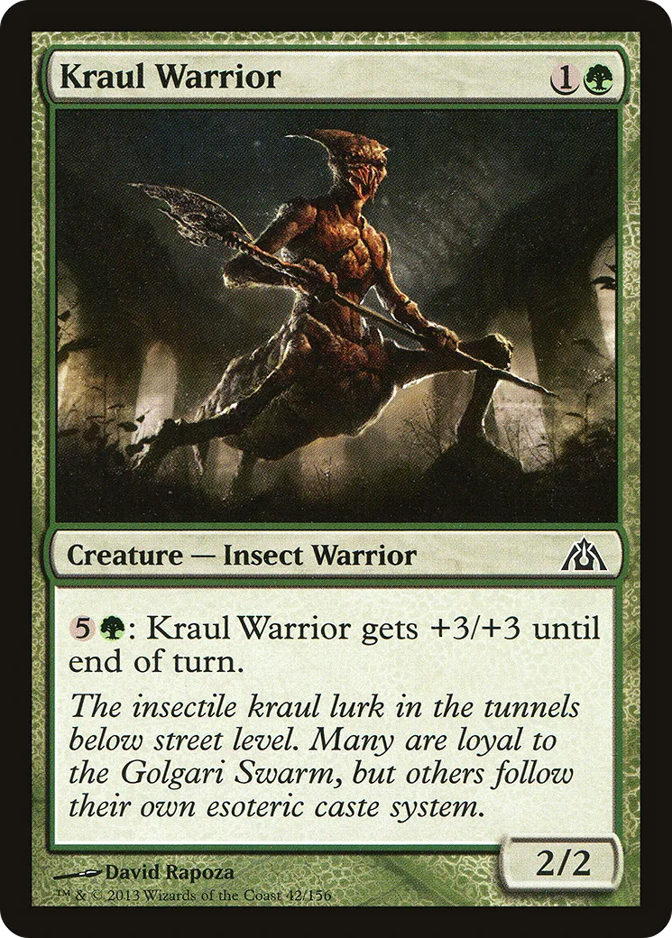Guerrier kraul — Dragon's Maze — Magic: The Gathering