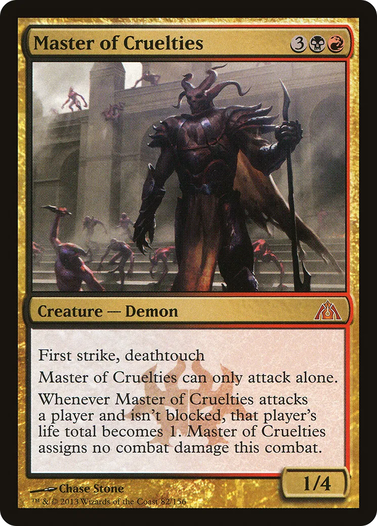 Master of Cruelties — Dragon's Maze — Magic: The Gathering