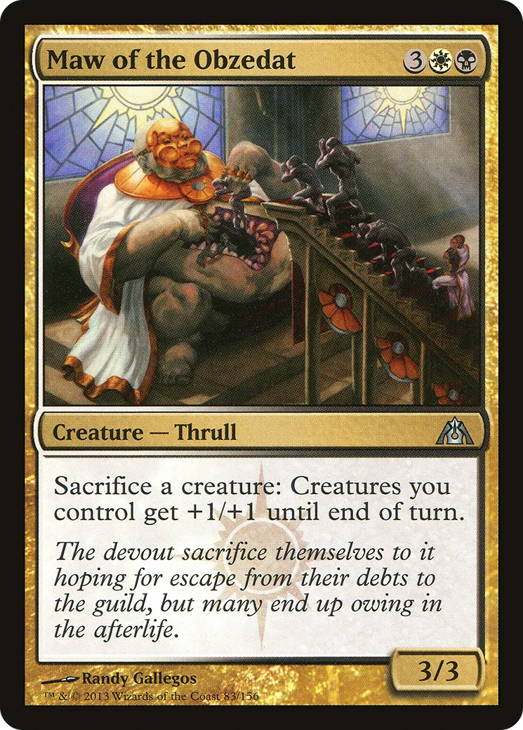 Maw of the Obzedat — Dragon's Maze — Magic: The Gathering