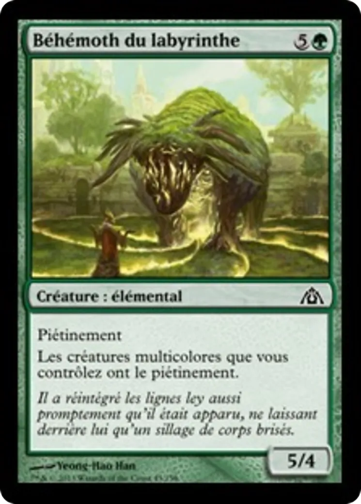 Béhémoth du labyrinthe — Dragon's Maze — Magic: The Gathering