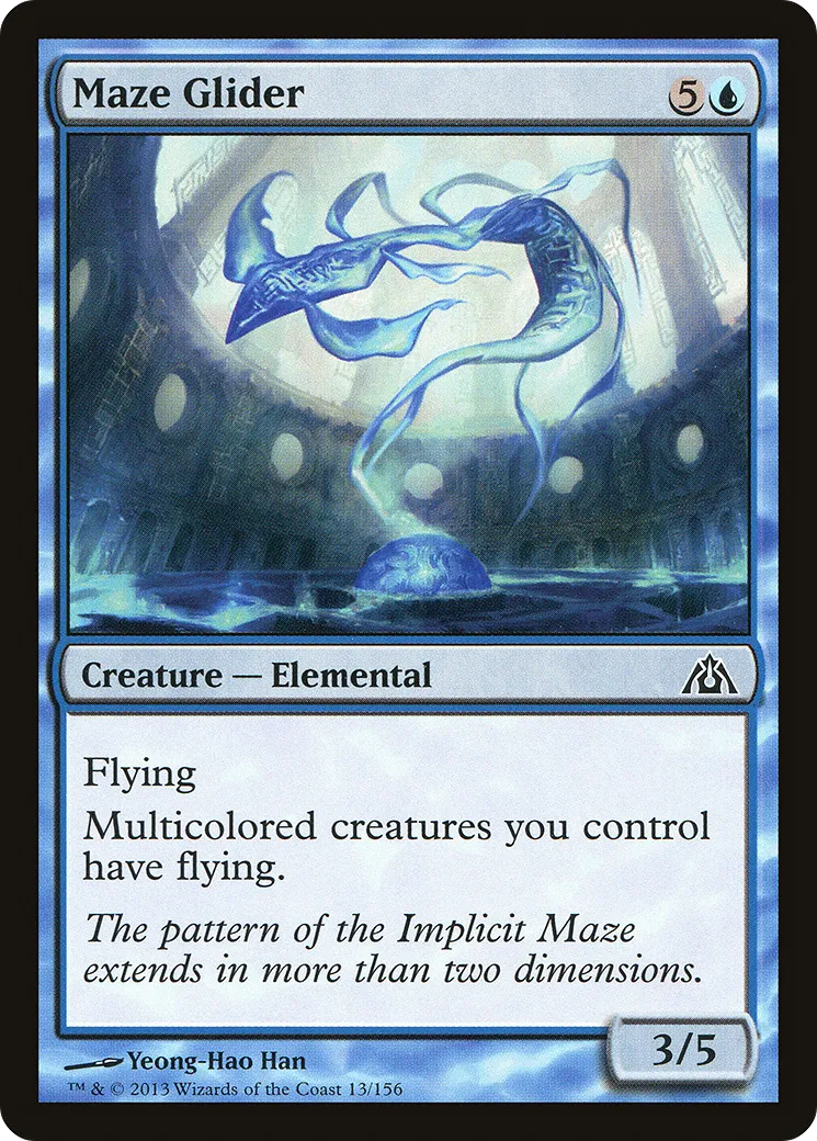 Maze Glider — Dragon's Maze — Magic: The Gathering