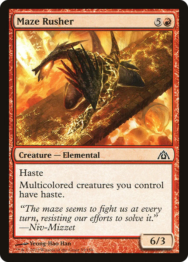 Maze Rusher — Dragon's Maze — Magic: The Gathering