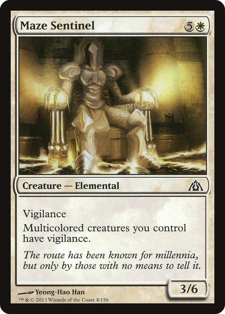 Maze Sentinel — Dragon's Maze — Magic: The Gathering