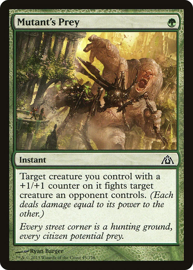 Mutant's Prey — Dragon's Maze — Magic: The Gathering