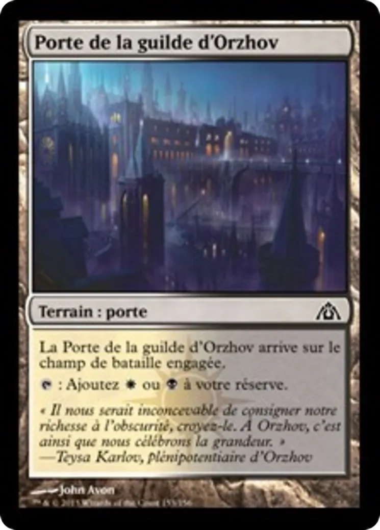 Porte de la guilde d'Orzhov — Dragon's Maze — Magic: The Gathering