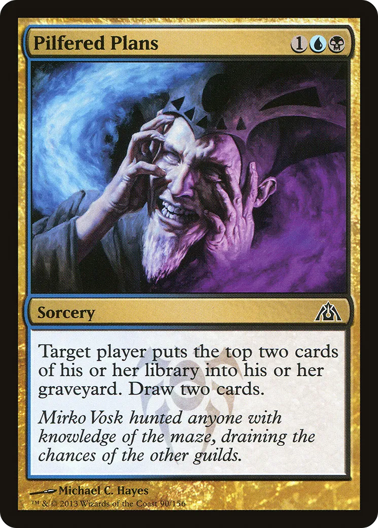 Plans chapardés — Dragon's Maze — Magic: The Gathering
