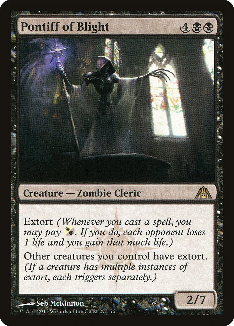 Pontife du fléau — Dragon's Maze — Magic: The Gathering