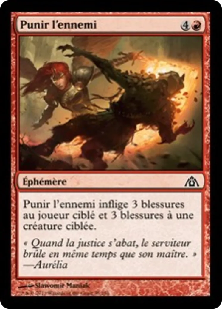 Punir l'ennemi — Dragon's Maze — Magic: The Gathering