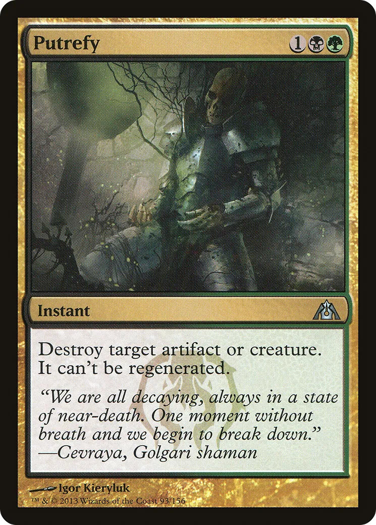Putréfier — Dragon's Maze — Magic: The Gathering