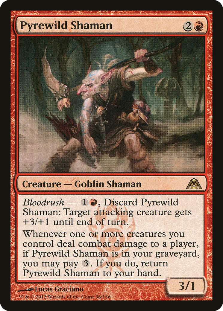 Pyrewild Shaman — Dragon's Maze — Magic: The Gathering