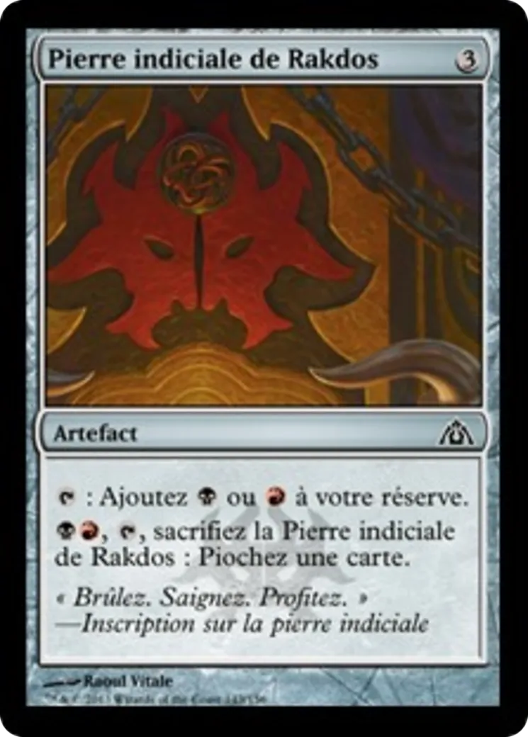 Pierre indiciale de Rakdos — Dragon's Maze — Magic: The Gathering