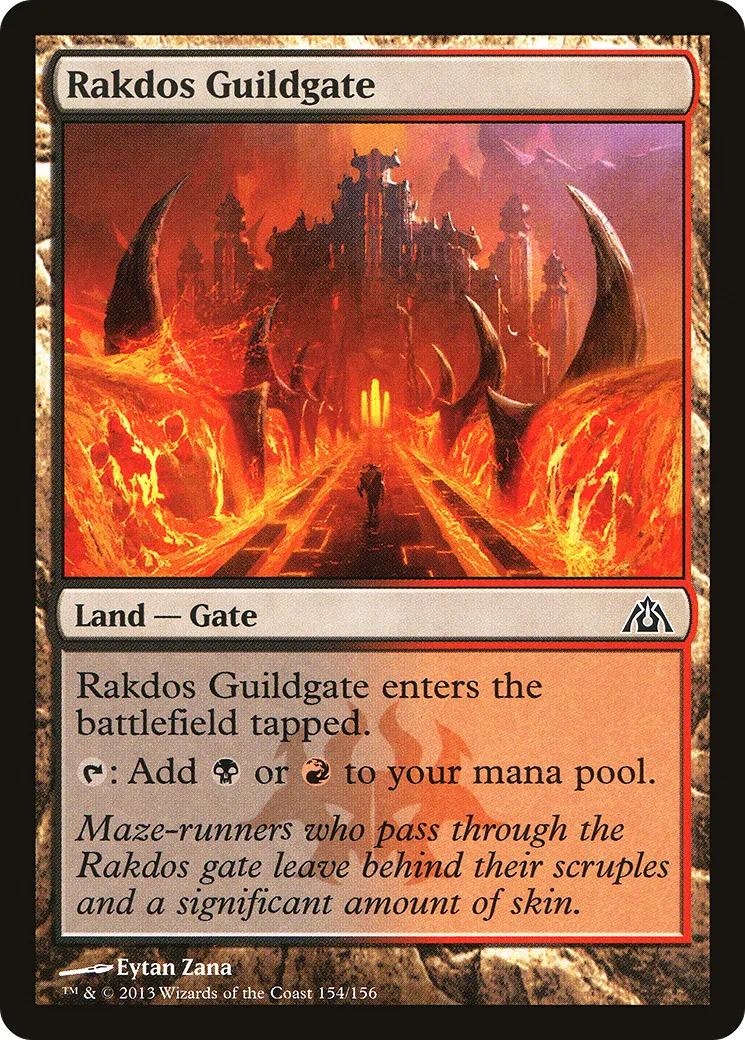 Rakdos Guildgate from Dragon's Maze - Magic: The Gathering