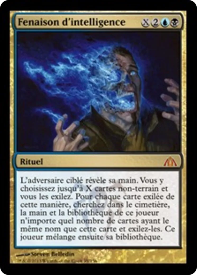 Fenaison d'intelligence — Dragon's Maze — Magic: The Gathering