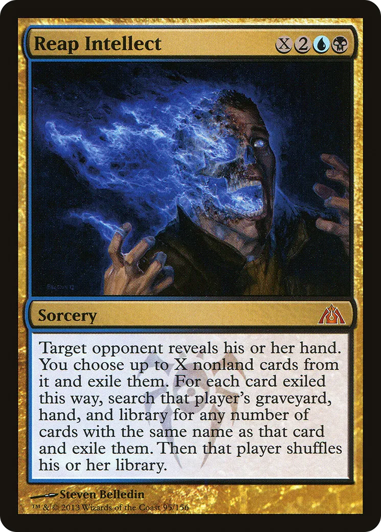 Reap Intellect — Dragon's Maze — Magic: The Gathering